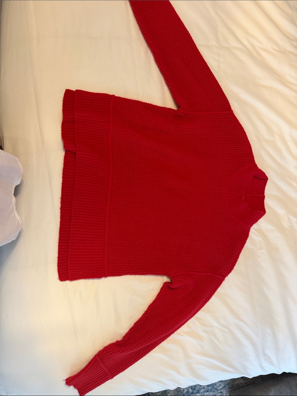 Lucky Brand Red Cowl-Neck Sweater